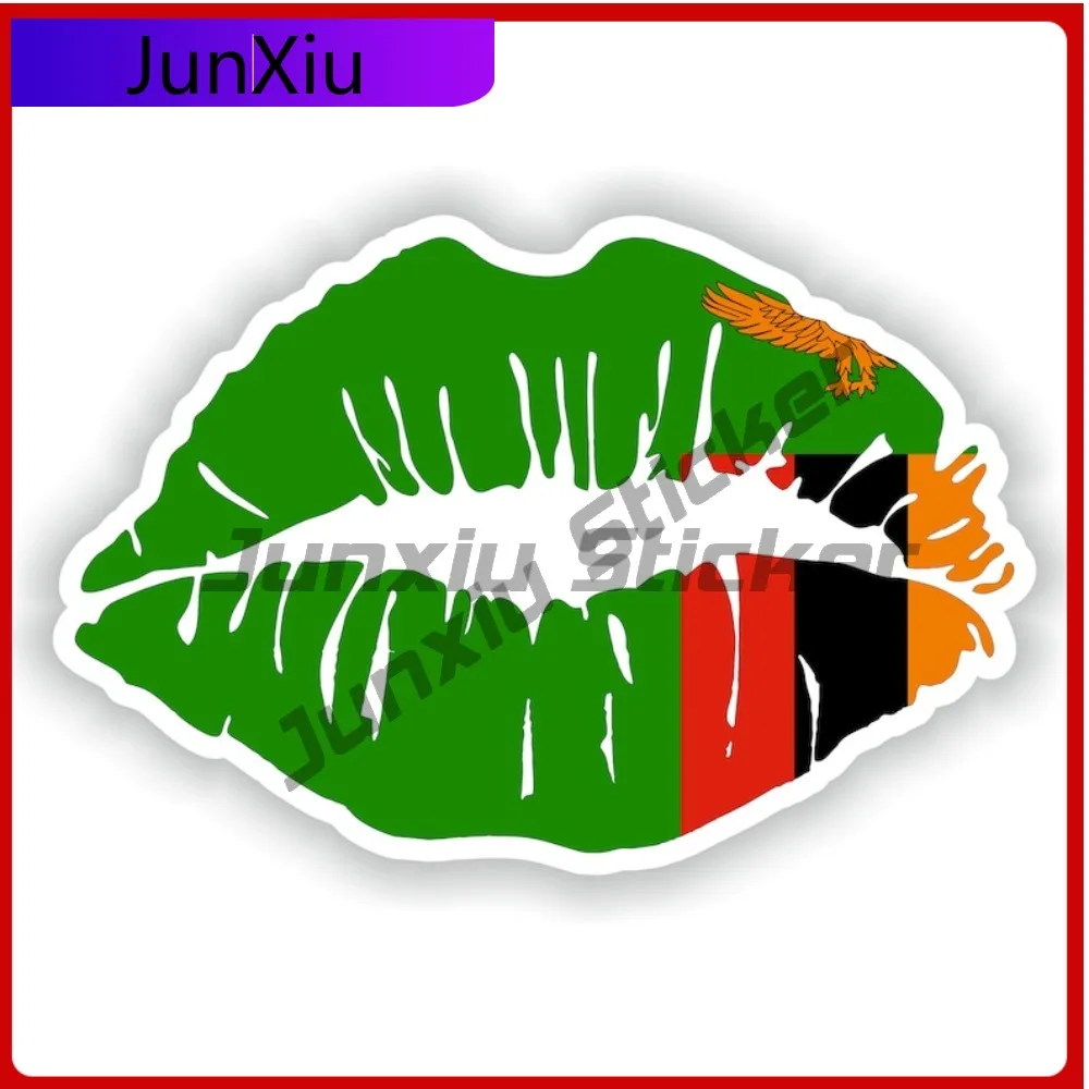 Zambia Flag Lips Shape With National Emblem Vinyl Sticker Truck Camper Decals Decoration Bumper Camping Car Sticker Waterproof
Zambia Flag Lips Shape With National Emblem Vinyl Sticker Truck Camper Decals Decoration Bumper Camping Car Sticker Waterproof
