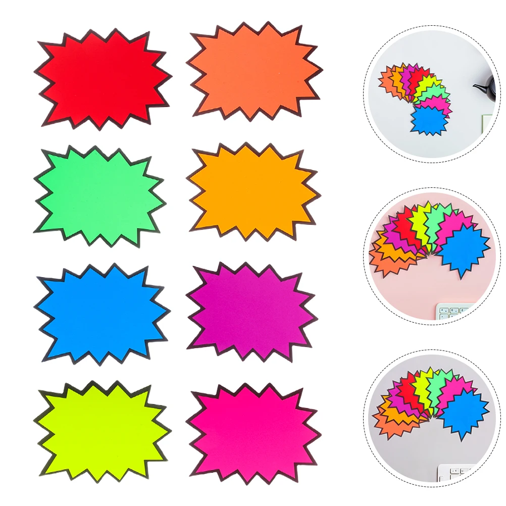 160pcs Retail Store Fluorescent Burst Sale 8 Colors Price Label Signs Advertising Paper Supermarket Promotions Garage
160pcs Retail Store Fluorescent Burst Sale 8 Colors Price Label Signs Advertising Paper Supermarket Promotions Garage