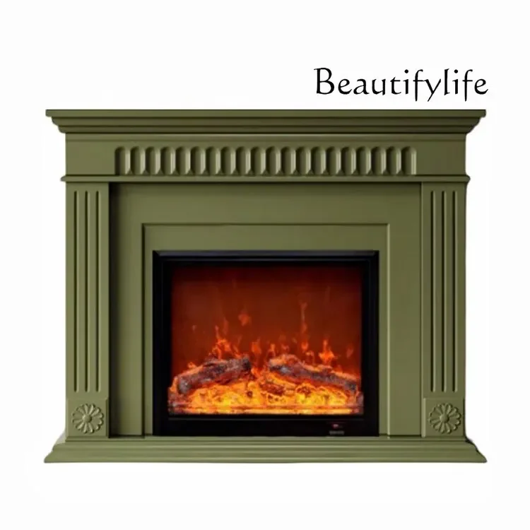 American retro solid wood fireplace cabinet medieval living room decorative frame French background wall black porch cabinet
American retro solid wood fireplace cabinet medieval living room decorative frame French background wall black porch cabinet