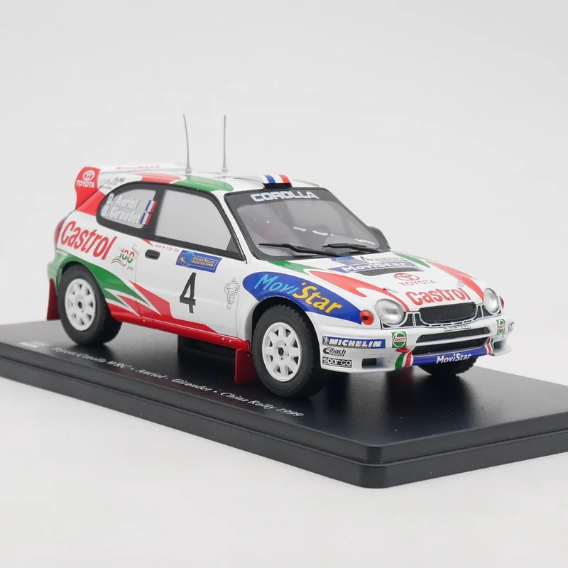 Diecast Ixo 1:24 Scale Toyota Corolla WRC 1999 Alloy Car Model Collectible Toy Gift Souvenir Display Ornament
Diecast Ixo 1:24 Scale Toyota Corolla WRC 1999 Alloy Car Model Collectible Toy Gift Souvenir Display Ornament