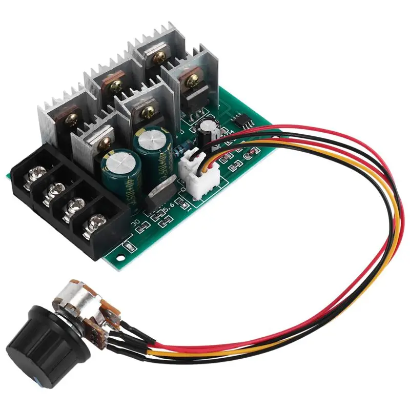A55T DC 9V-55V 9/12/24/36/48/55V 40A Motor Speed Controller ZW40 Electric PWM Speed Control Regulator With Reversible Switch
A55T DC 9V-55V 9/12/24/36/48/55V 40A Motor Speed Controller ZW40 Electric PWM Speed Control Regulator With Reversible Switch