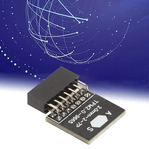 TPM 2.0 Security Encryption Module 14Pin LPC Interface Remote Encryption Card For MSI 14Pin LPC TPM Module