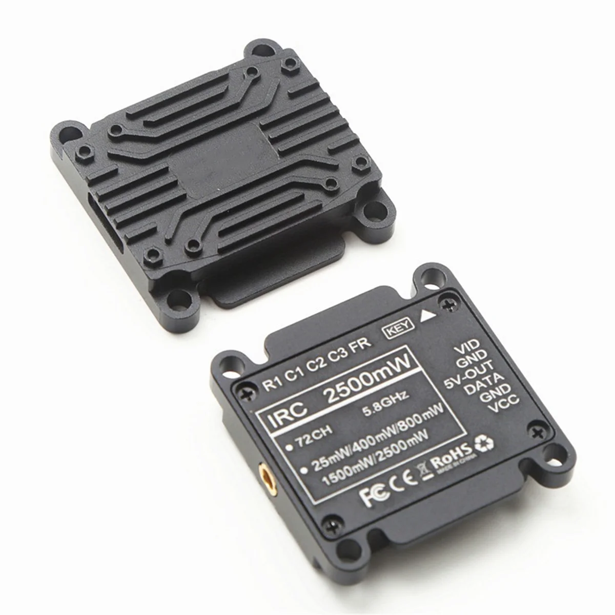 5.8G 2.5W VTX 72CH MMCX FPV Video Transmitter PIT/25Mw/400Mw/800Mw/1500Mw/2500Mw For FPV Long Range Racing Drone
5.8G 2.5W VTX 72CH MMCX FPV Video Transmitter PIT/25Mw/400Mw/800Mw/1500Mw/2500Mw For FPV Long Range Racing Drone
