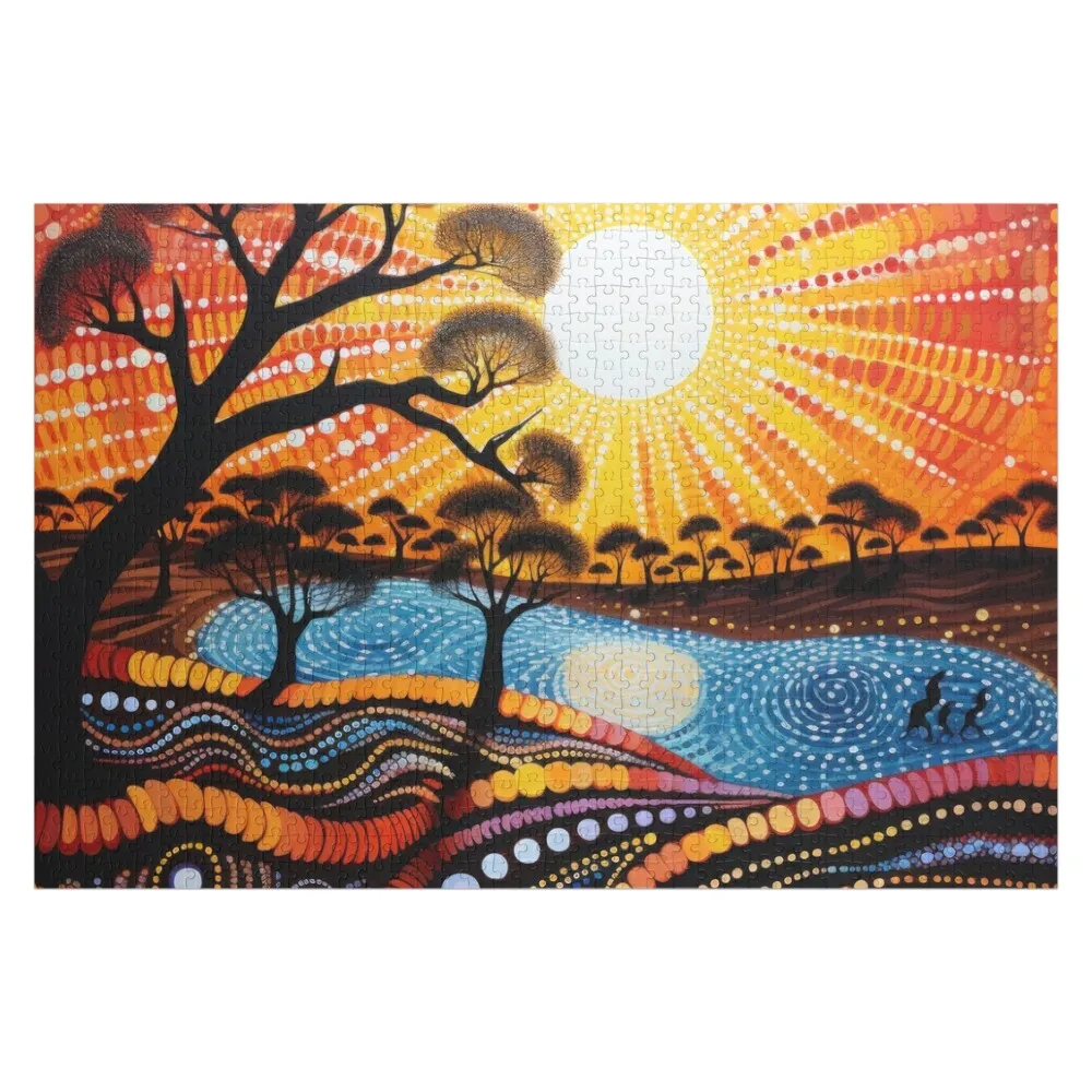 Psychedelic aboriginal art Jigsaw Puzzle Customized Kids Gift Personalised Name Wood Animals Personalised Toys Puzzle
Psychedelic aboriginal art Jigsaw Puzzle Customized Kids Gift Personalised Name Wood Animals Personalised Toys Puzzle