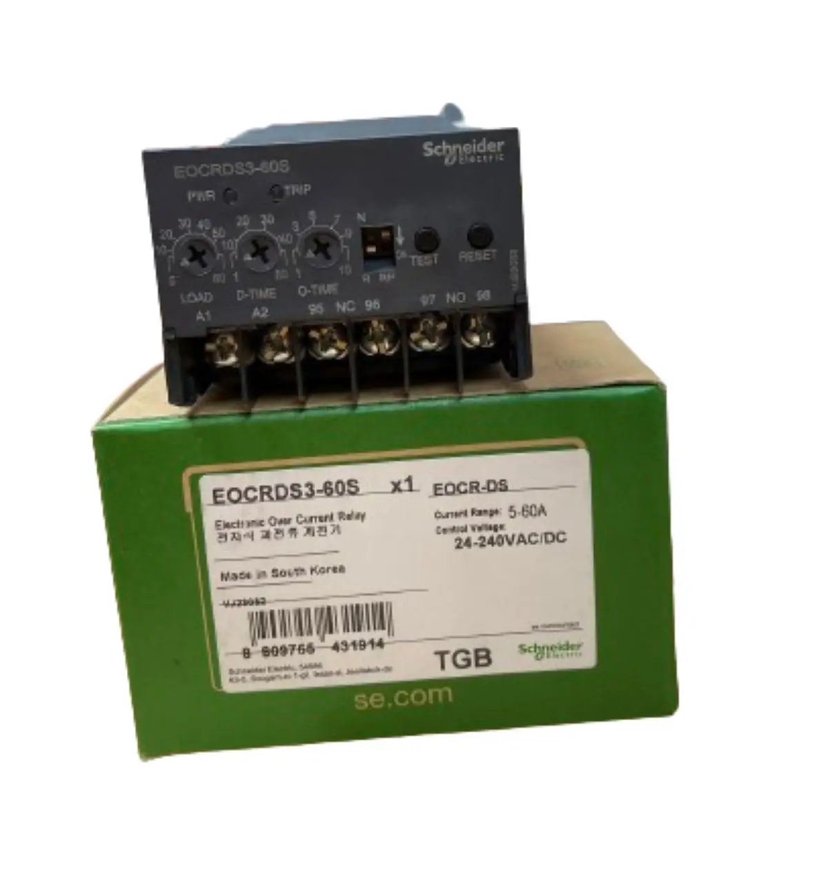 EOCRDS3-60S electronic overcurrent relay
EOCRDS3-60S electronic overcurrent relay