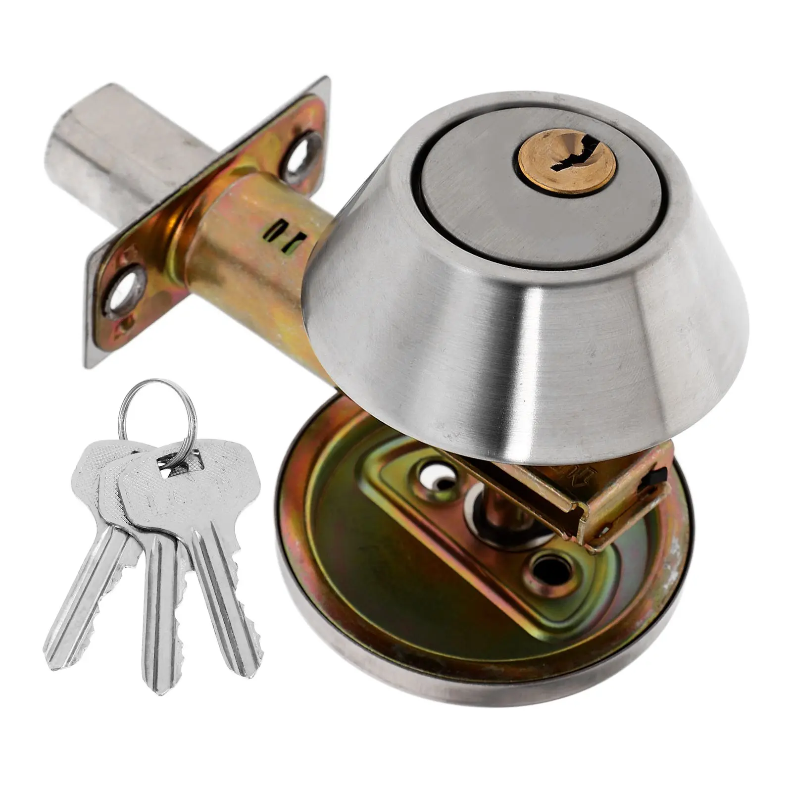 Stainless Steel Auxiliary Lock for Doors 35mm 50mm Thickness Hidden Deadbolt Heavy Duty Keyed Bolt Interior Exterior Solution
Stainless Steel Auxiliary Lock for Doors 35mm 50mm Thickness Hidden Deadbolt Heavy Duty Keyed Bolt Interior Exterior Solution