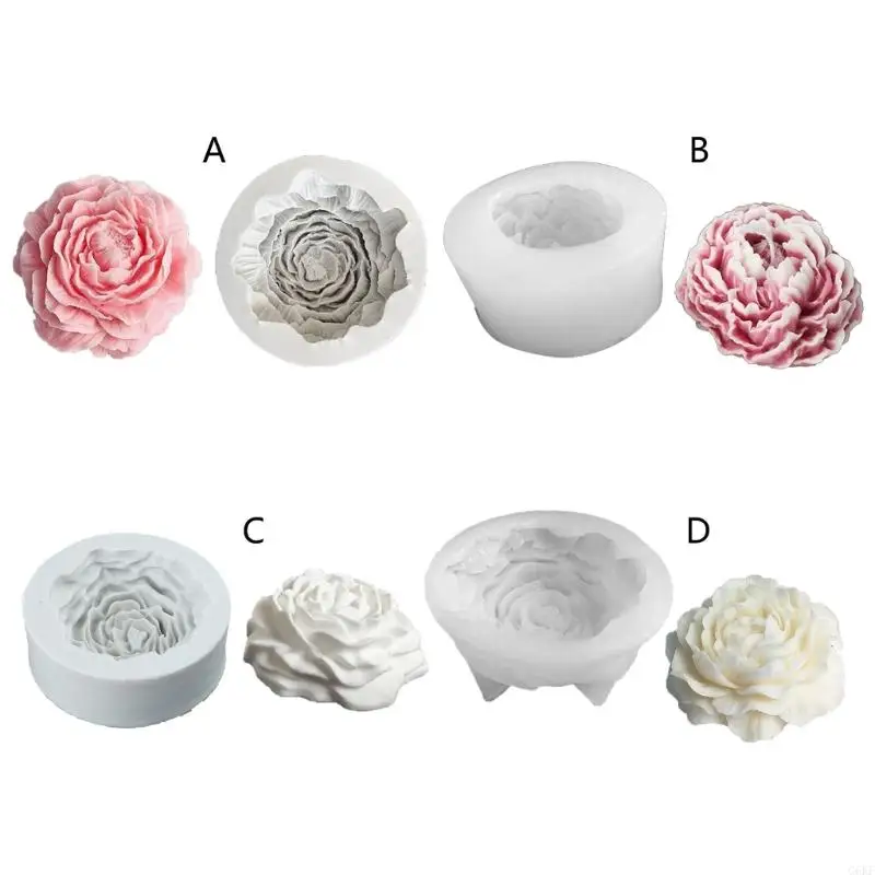 G6KF 3D Flower Soap Silicone Mould Handmade Crafts Fondant Mold DIY Peony Shaped Mold
G6KF 3D Flower Soap Silicone Mould Handmade Crafts Fondant Mold DIY Peony Shaped Mold