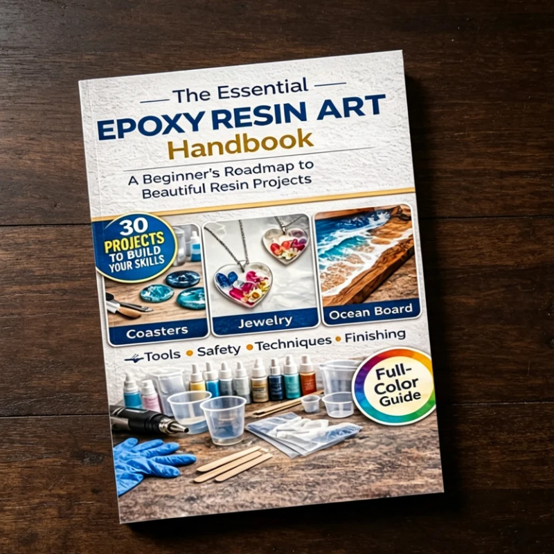 Essential Epoxy Resin Art Guide Beginners DIY Crafts 30 Projects Tools Safety Techniques Handbook for Mens Womens
Essential Epoxy Resin Art Guide Beginners DIY Crafts 30 Projects Tools Safety Techniques Handbook for Mens Womens
