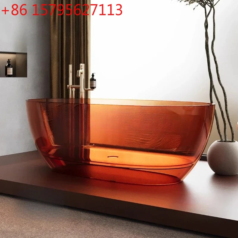 Acrylic transparent color bathtub Home B & B Hotel Oval acrylic crystal bathtub4593
Acrylic transparent color bathtub Home B & B Hotel Oval acrylic crystal bathtub4593