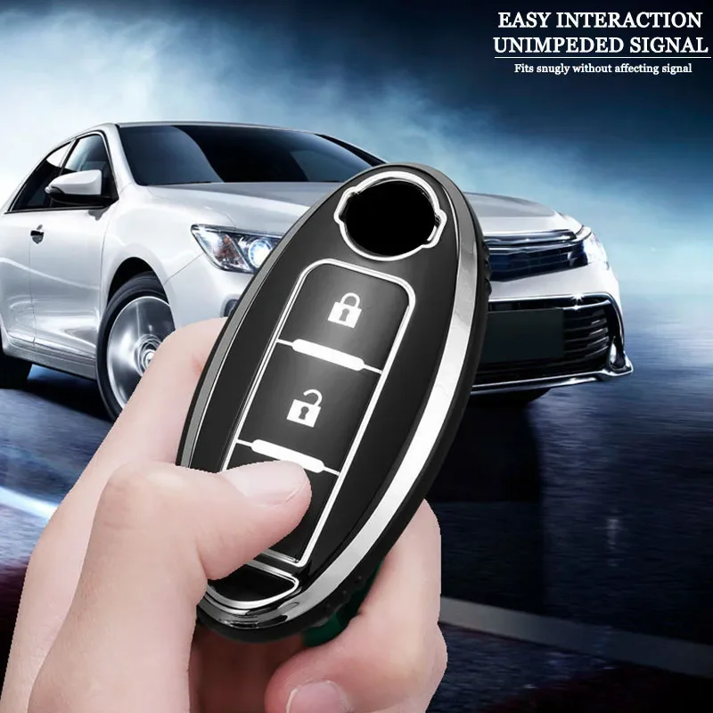 For Nissan Qashqai X-Trail T32/T31 Juke J10/J11 Kicks Tiida Pathfinder Note Infiniti, TPU Remote Key Fob Protective Cover Case
For Nissan Qashqai X-Trail T32/T31 Juke J10/J11 Kicks Tiida Pathfinder Note Infiniti, TPU Remote Key Fob Protective Cover Case