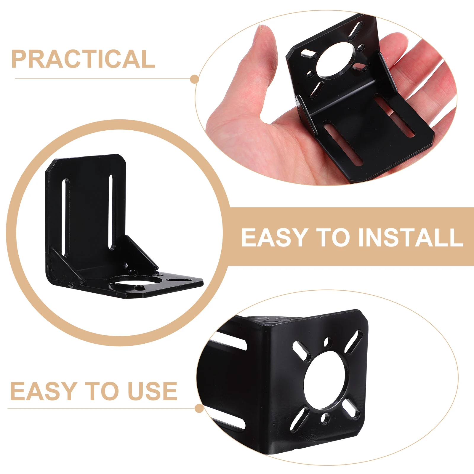 4 Pcs 3d Printer Motor Bracket Stepper Mounting Support Black Accessories Holder
4 Pcs 3d Printer Motor Bracket Stepper Mounting Support Black Accessories Holder