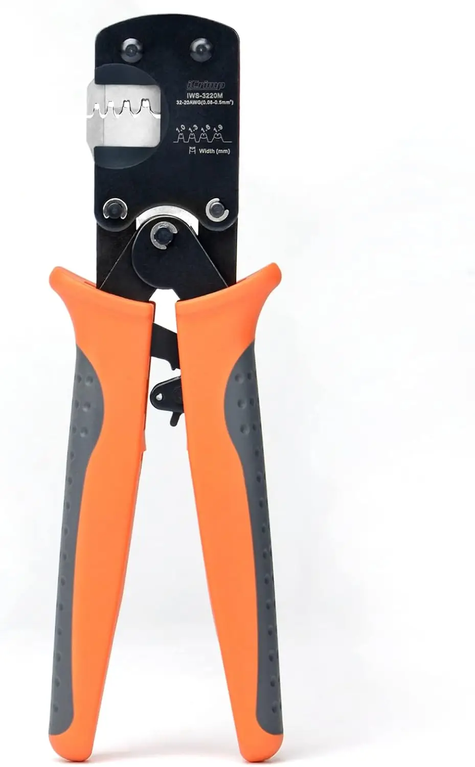 Micro Connector Pin Crimping Tool 0.03-0.52mm² 32-20AWG Ratcheting Crimper for D-Sub, Open Barrel, Molex, JST, JAE
Micro Connector Pin Crimping Tool 0.03-0.52mm² 32-20AWG Ratcheting Crimper for D-Sub, Open Barrel, Molex, JST, JAE