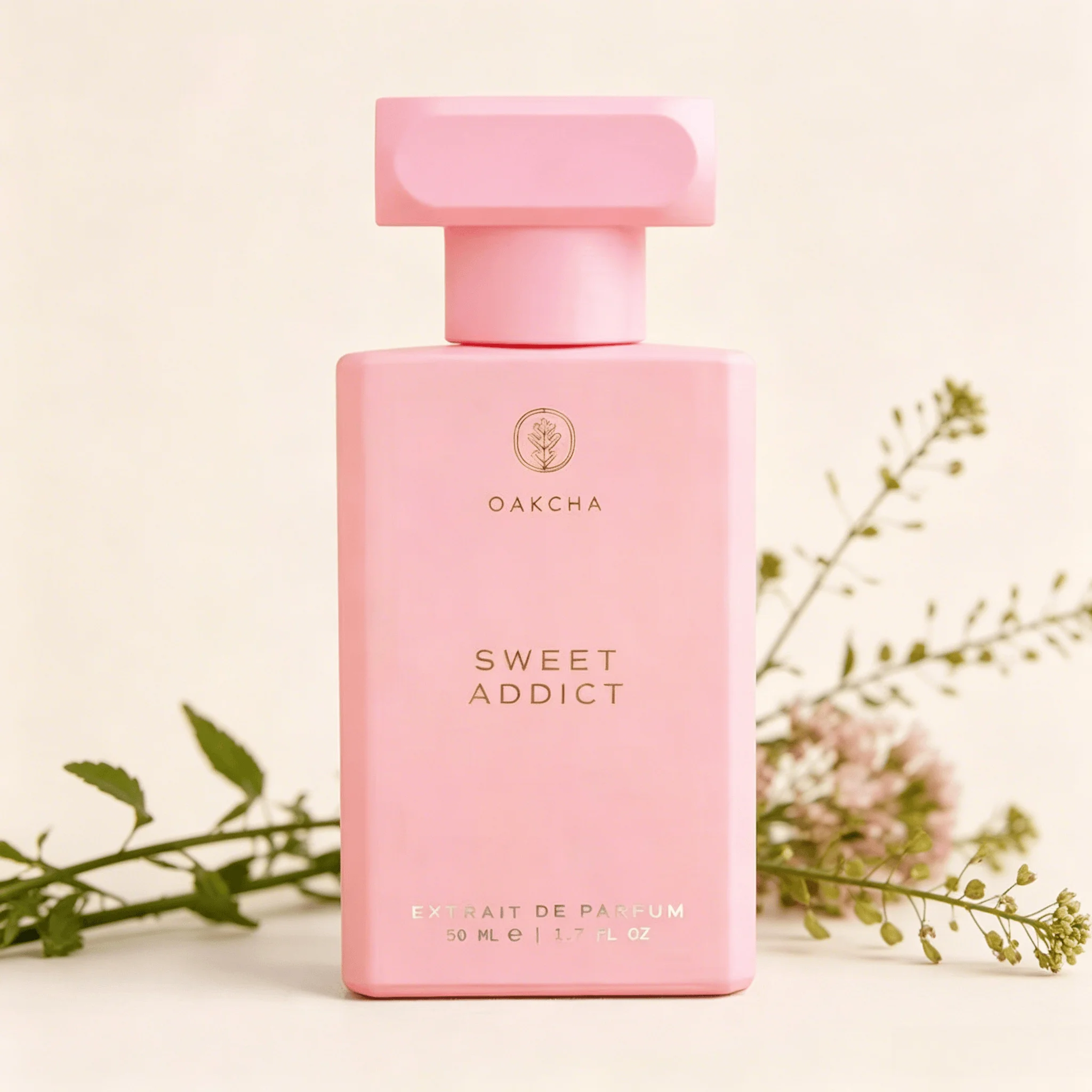 Oakcha Sweet Addict Extrait de Parfum For Women Luscious Sweet Fruity Milky Vanilla Warm Gourmand Aroma Long Lasting Matte Bubblegum Pink Square Bottle With Minimal Embossed Logo Daily Casual Dating Presen
Oakcha Sweet Addict Extrait de Parfum For Women Luscious Sweet Fruity Milky Vanilla Warm Gourmand Aroma Long Lasting Matte Bubblegum Pink Square Bottle With Minimal Embossed Logo Daily Casual Dating Presen