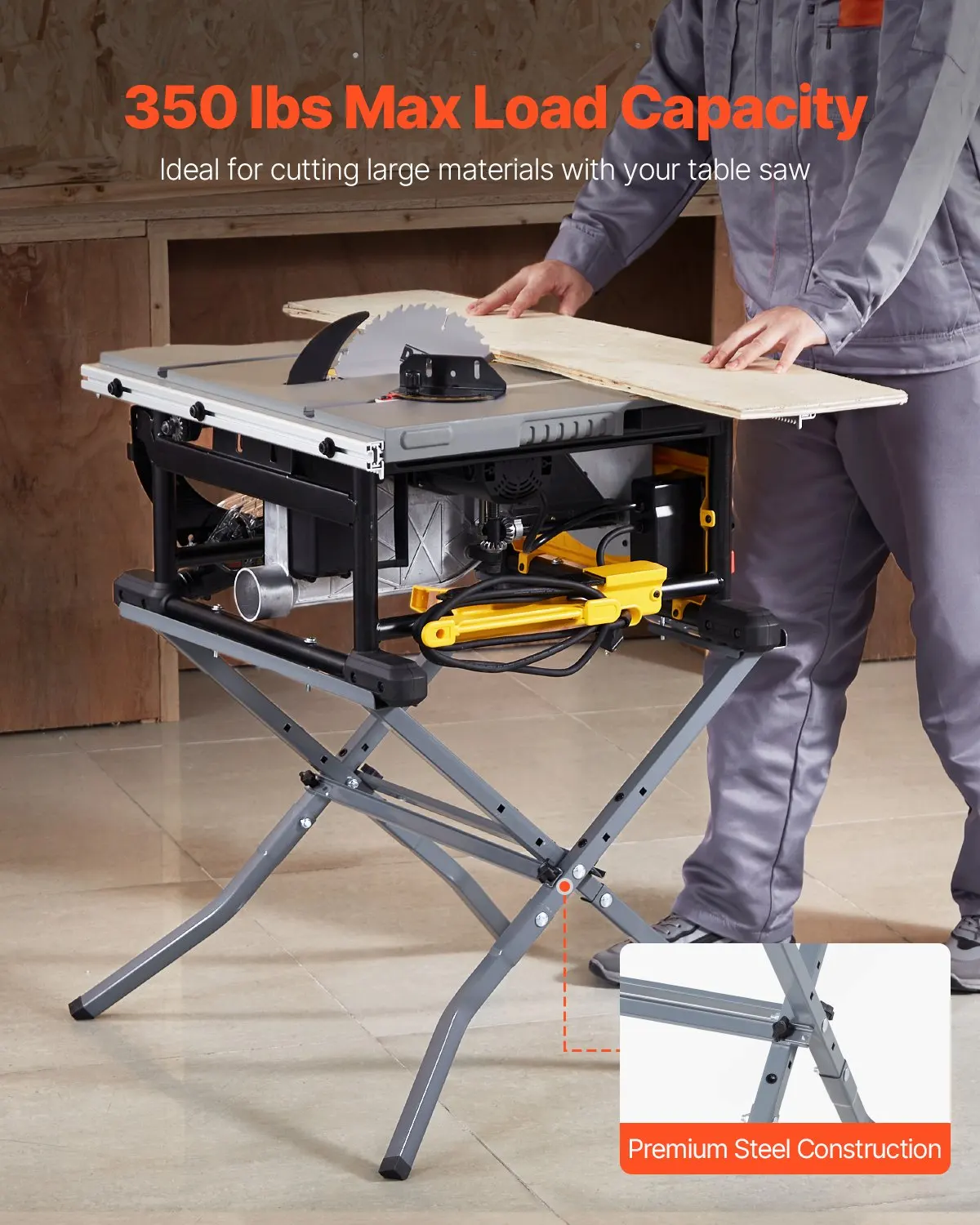 Table Saw Folding Stand 350 Lbs Load Capacity Portable Foldable Table Saw Stand
Table Saw Folding Stand 350 Lbs Load Capacity Portable Foldable Table Saw Stand