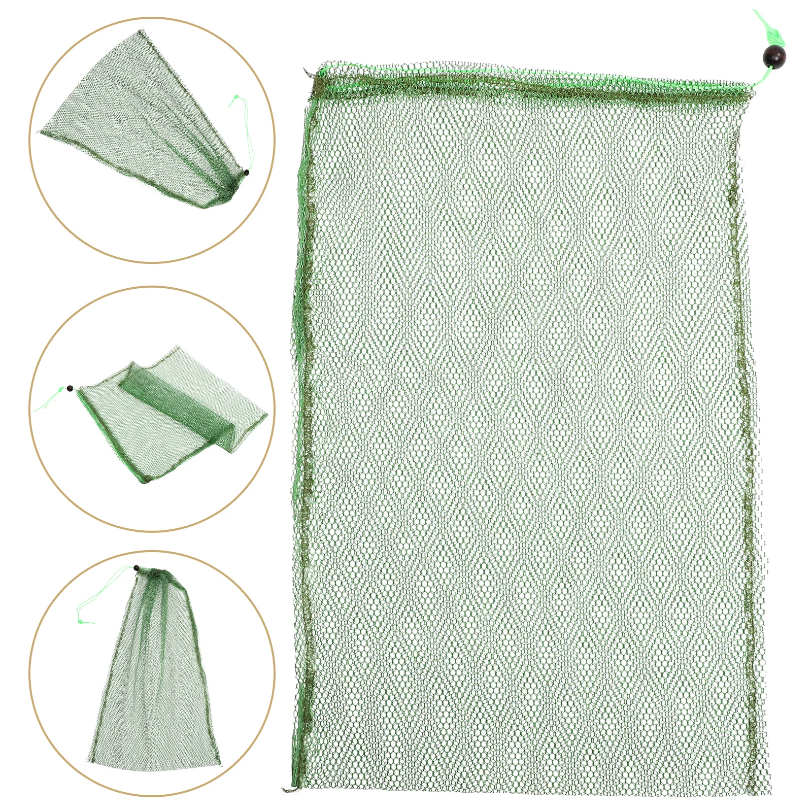 3pcs Adhesive Mesh Fish Collection Bags Drawstring Fishing Net Foldable Lightweight Quick-Drying for Outdoor Fishing Tools
3pcs Adhesive Mesh Fish Collection Bags Drawstring Fishing Net Foldable Lightweight Quick-Drying for Outdoor Fishing Tools
