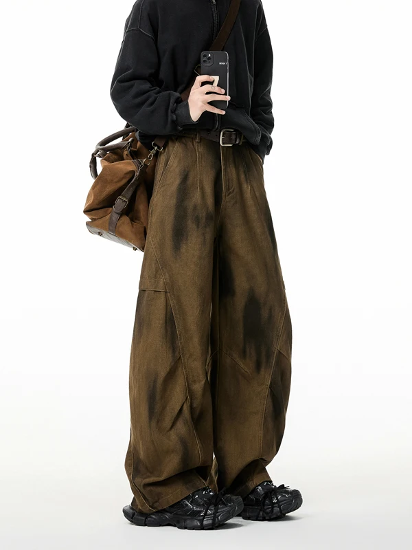 Широкие брюки American Vibe High Street в стиле тай-дай, свободные прямые повседневные брюки для работы, весна-лето, молодежная мода
Широкие брюки American Vibe High Street в стиле тай-дай, свободные прямые повседневные брюки для работы, весна-лето, молодежная мода