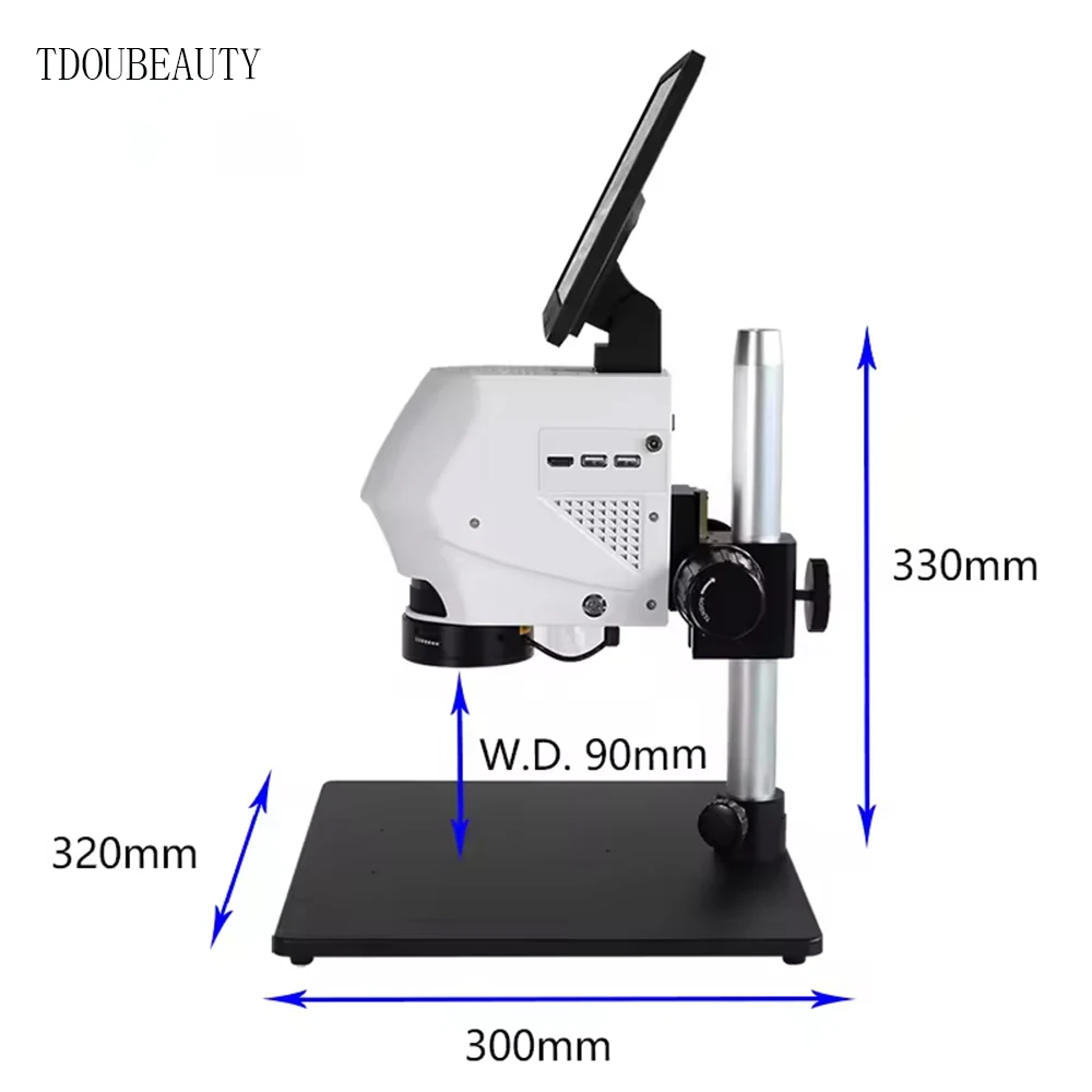 TDOUBEAUTY HVS-300P HD Digital Industrial Stereo Microscope Video Camera HDMI USB for Electronic Inspection & Measurement
TDOUBEAUTY HVS-300P HD Digital Industrial Stereo Microscope Video Camera HDMI USB for Electronic Inspection & Measurement