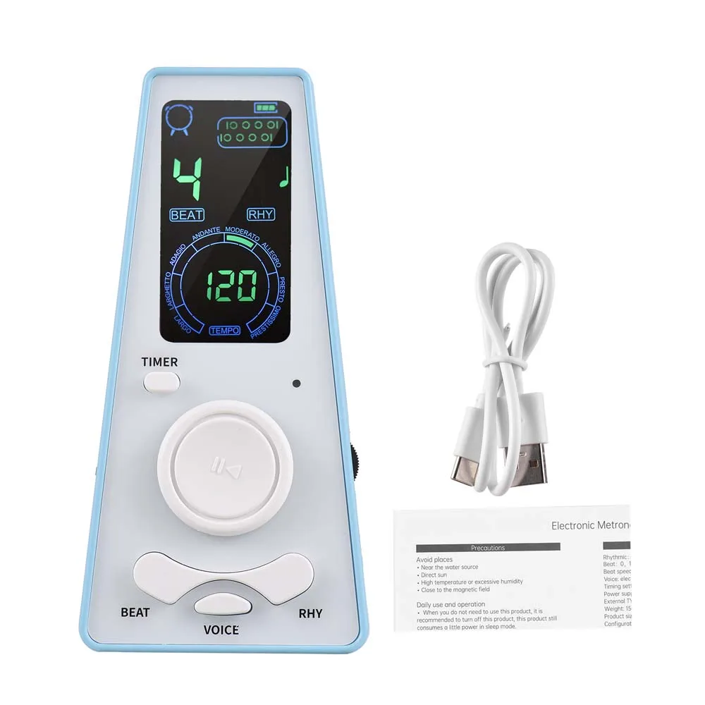 Electronic Digital Metronome Timer Universal Electronic Metronome with Volume and Beat Speed Control Battery USB Metronomes
Electronic Digital Metronome Timer Universal Electronic Metronome with Volume and Beat Speed Control Battery USB Metronomes