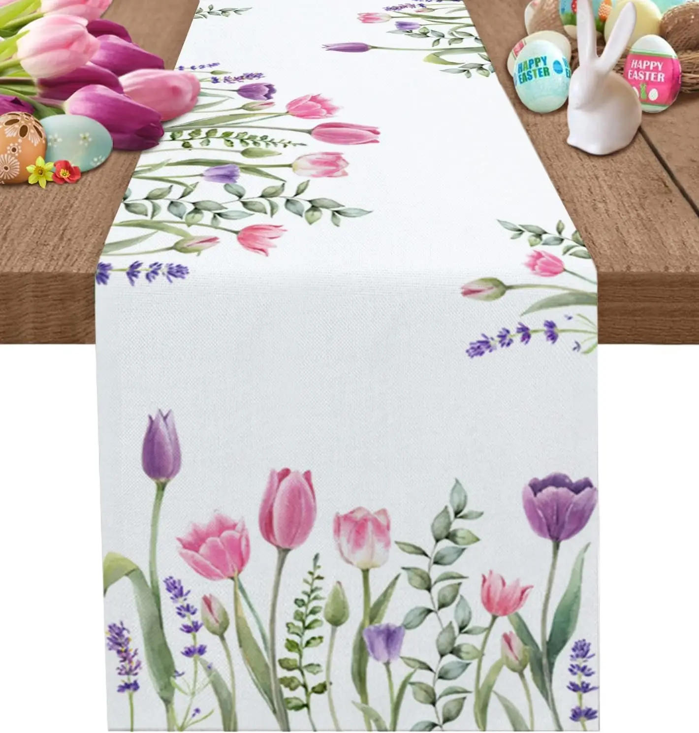 Watercolor Tulips Linen Table Runner Spring Garden Floral Wildflower Plants Table Runner Dining Table Family Wedding Party Decor
Watercolor Tulips Linen Table Runner Spring Garden Floral Wildflower Plants Table Runner Dining Table Family Wedding Party Decor