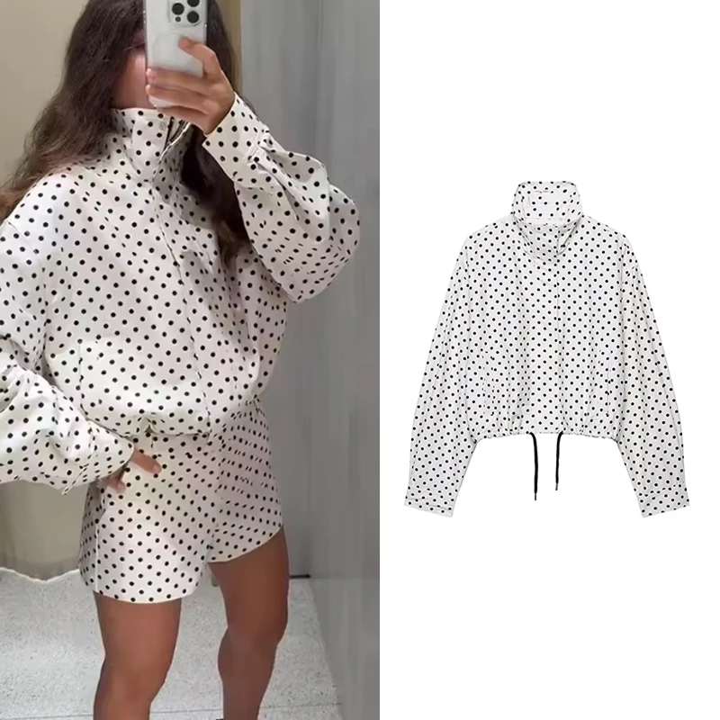 Autumn Jackets Women's New Fashion Dot Loose Warm Elegant Women's Coat & Jackets Chic Young Joker Long Sleeve Outerwear
Autumn Jackets Women's New Fashion Dot Loose Warm Elegant Women's Coat & Jackets Chic Young Joker Long Sleeve Outerwear