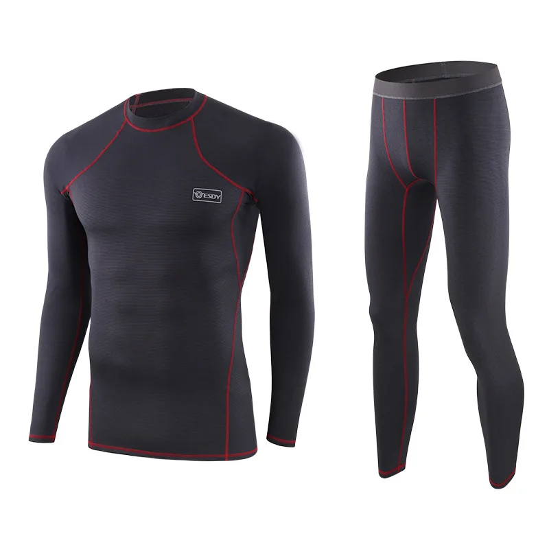 Winter Thermal Underwear Men's Warm Fitness Fleece Legging Tight Undershirt Compression Set Winter Quick Dry Thermo Long Johns
Winter Thermal Underwear Men's Warm Fitness Fleece Legging Tight Undershirt Compression Set Winter Quick Dry Thermo Long Johns