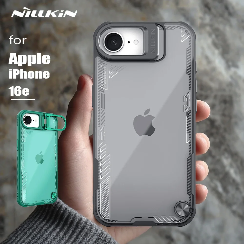 Чехол NILLKIN для iPhone 16e, чехол для объектива, ультратонкий прозрачный защитный чехол с полой подставкой для камеры
Чехол NILLKIN для iPhone 16e, чехол для объектива, ультратонкий прозрачный защитный чехол с полой подставкой для камеры