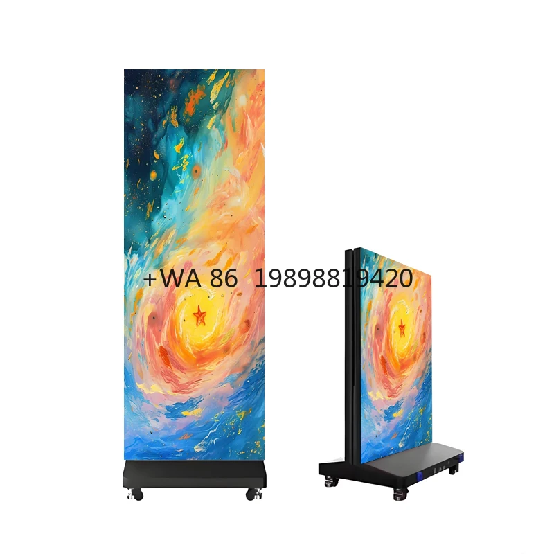 Светодиодный плакат Тотемный дисплей Крытый цифровой складной светодиодный экран Баннер Видеостена P1.2 P1.5 P1.8 P2.5 Портативный складной
Светодиодный плакат Тотемный дисплей Крытый цифровой складной светодиодный экран Баннер Видеостена P1.2 P1.5 P1.8 P2.5 Портативный складной