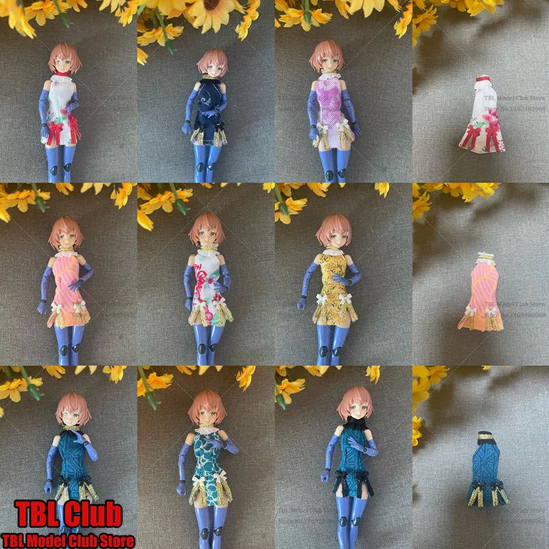 1/12 Scale Female Clothes Bareback Cheongsam Bow Short Skirt For Mobile Suit Girl 6-inch 30MS Alphamax Fag Aga Figure Soldier
1/12 Scale Female Clothes Bareback Cheongsam Bow Short Skirt For Mobile Suit Girl 6-inch 30MS Alphamax Fag Aga Figure Soldier