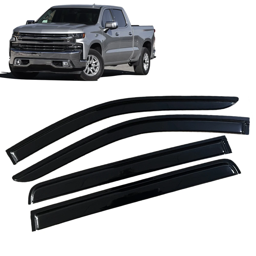 Оконный козырек для Chevrolet Silverado 1500 Crew cab 2019 2020 2021 2022 2023, ветрозащитные дефлекторы, защита от дождя, дверной козырек, вентиляционные шторы
Оконный козырек для Chevrolet Silverado 1500 Crew cab 2019 2020 2021 2022 2023, ветрозащитные дефлекторы, защита от дождя, дверной козырек, вентиляционные шторы