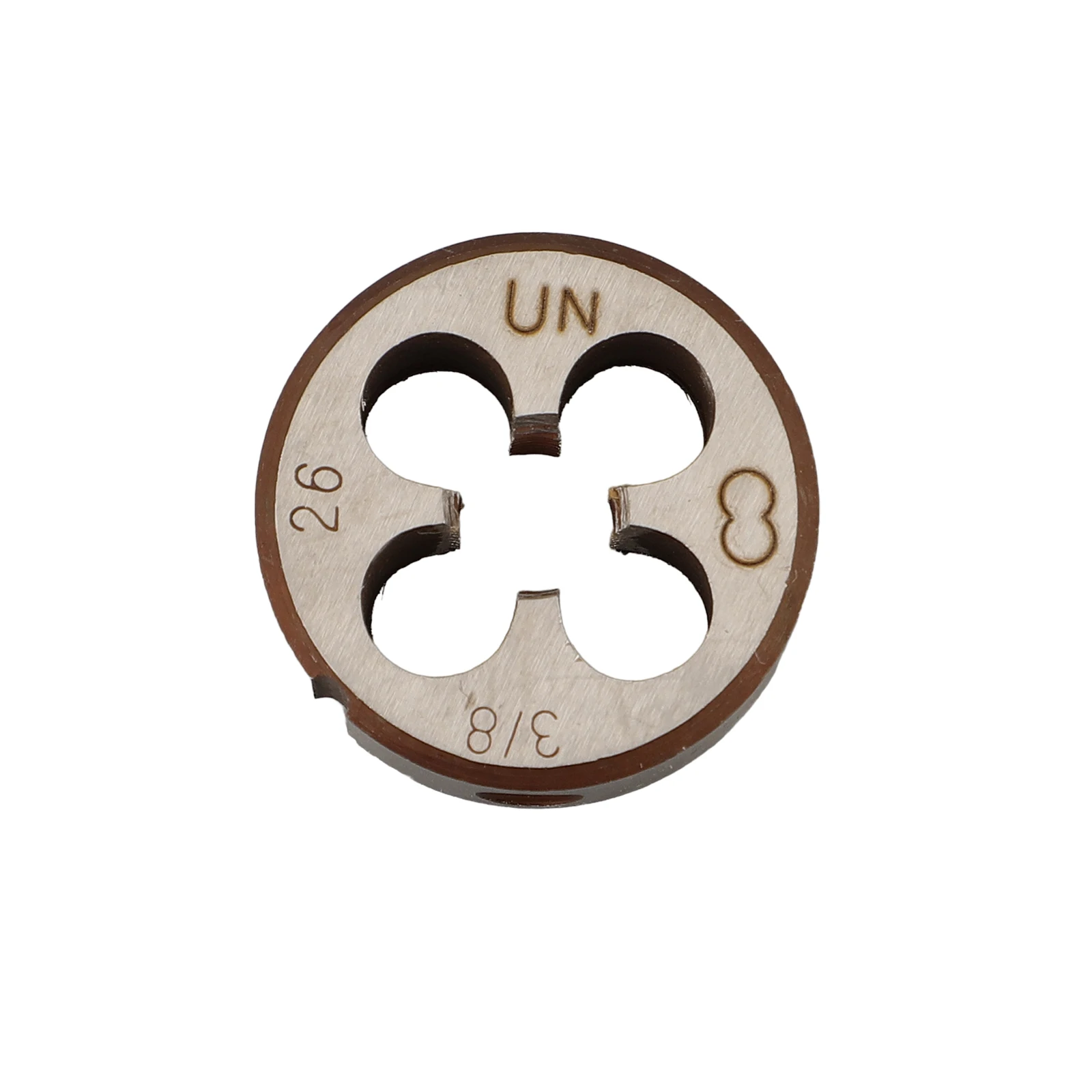 UNS Die UNS Tap Strong Locking Force Wear Resistance 3/8-26 Die Ferrous Materials High Speed Steel Ferrous Materials
UNS Die UNS Tap Strong Locking Force Wear Resistance 3/8-26 Die Ferrous Materials High Speed Steel Ferrous Materials