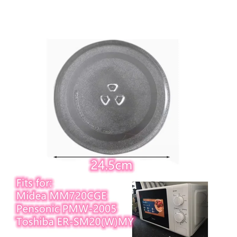 Glass Plate For Midea MM720CGE / Pensonic PMW-2005 / Toshiba ER-SM20(W)MY Microwave Oven Parts Accessories
Glass Plate For Midea MM720CGE / Pensonic PMW-2005 / Toshiba ER-SM20(W)MY Microwave Oven Parts Accessories