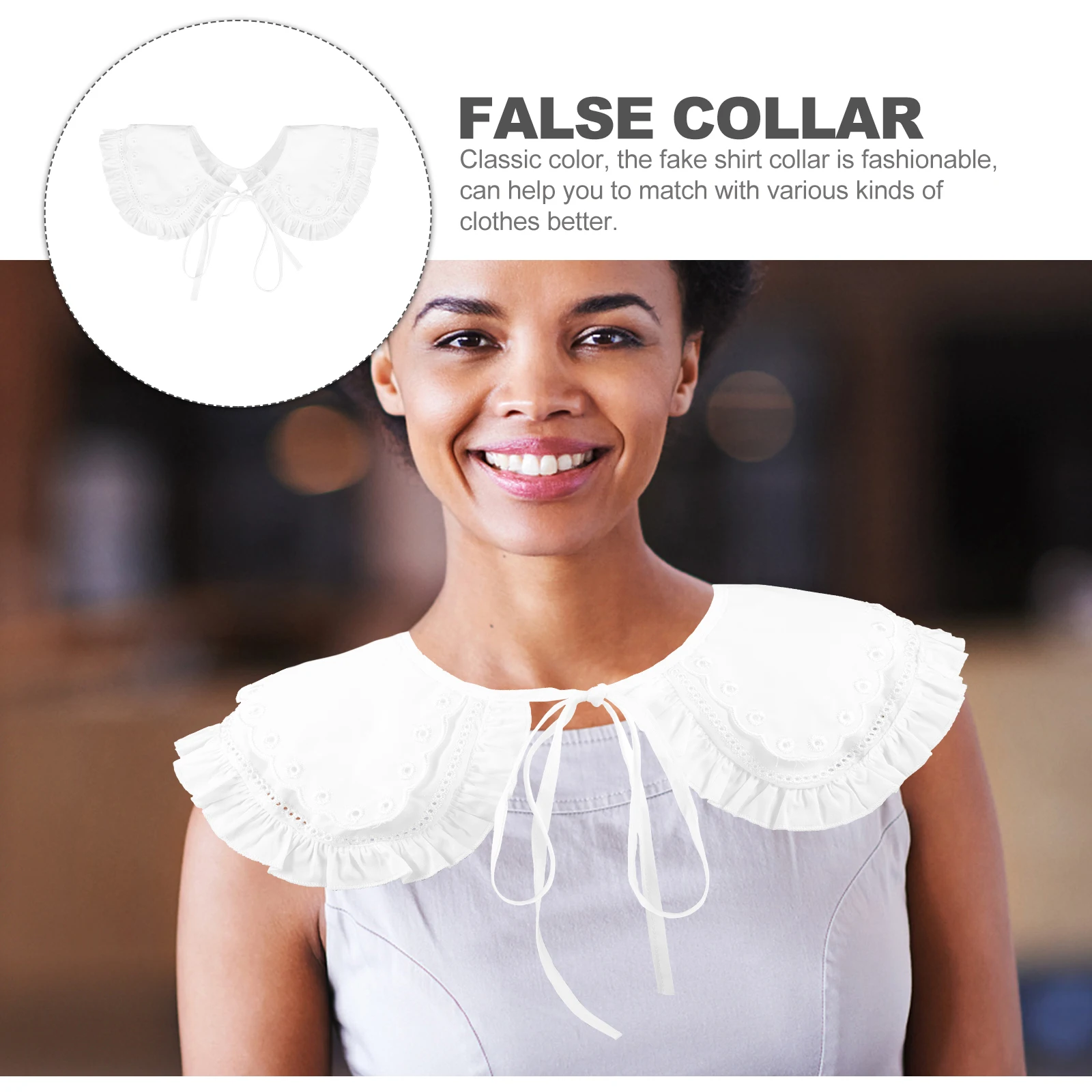 Korean Style Shawl Small Outer Wear Detachable Collar Women Wraps Shirt Fake Breathable Durable Lightweight
Korean Style Shawl Small Outer Wear Detachable Collar Women Wraps Shirt Fake Breathable Durable Lightweight