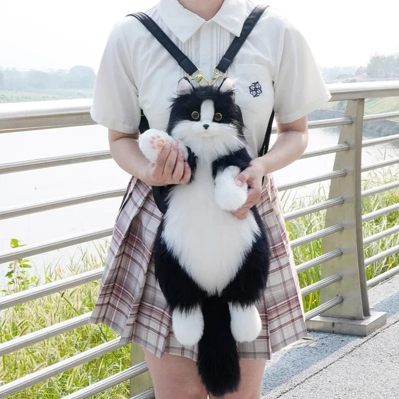 Handmade Plush Kitten Backpack Stuffed Animal Cat Tuxedo Fashion Outdoor Travel Bag Hunting Hiking Bag Ladies Only
Handmade Plush Kitten Backpack Stuffed Animal Cat Tuxedo Fashion Outdoor Travel Bag Hunting Hiking Bag Ladies Only