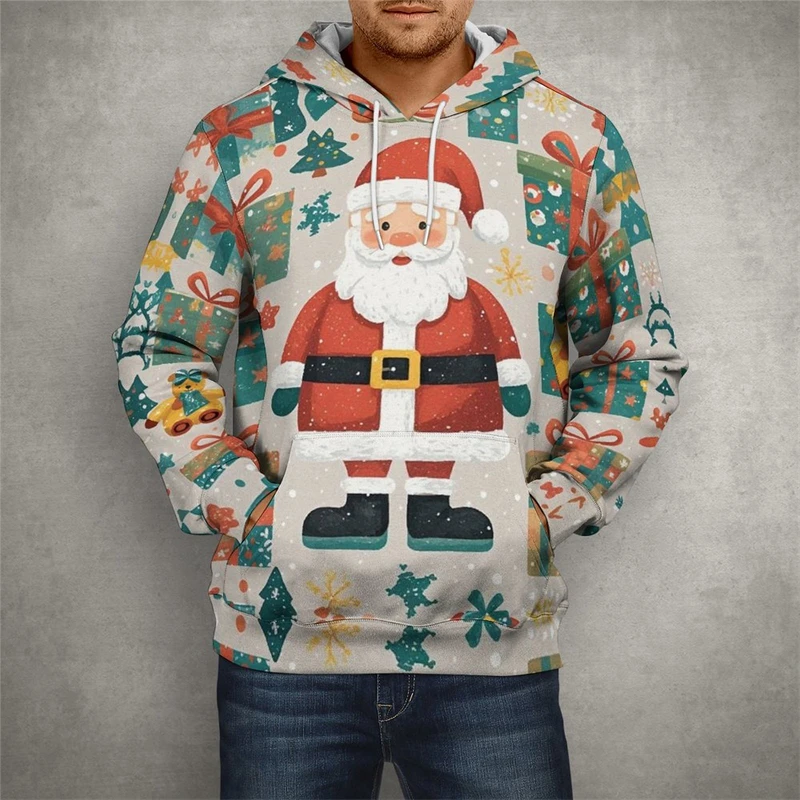 3D Print Christmas Gift Graphic Men's Hoodies Fashion Creative Design Hooded Sweatshirt Loose Comfortable Festival Party Clothes
3D Print Christmas Gift Graphic Men's Hoodies Fashion Creative Design Hooded Sweatshirt Loose Comfortable Festival Party Clothes