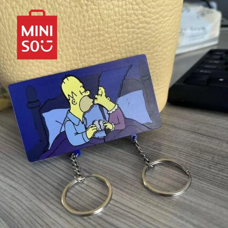 MINISO The Simpsonss Couple Keychain Kawaii Cute Anime Simpsonss Creative Personalized Cartoon Key Pendant Family Funny Gifts
MINISO The Simpsonss Couple Keychain Kawaii Cute Anime Simpsonss Creative Personalized Cartoon Key Pendant Family Funny Gifts