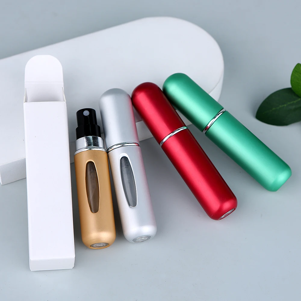 5ml 30/50pcs Travel Portable Perfume Refill Bottle Sample Bottle Perfume Aluminum Empty Cosmetic Atomizer With Packaging Box
5ml 30/50pcs Travel Portable Perfume Refill Bottle Sample Bottle Perfume Aluminum Empty Cosmetic Atomizer With Packaging Box