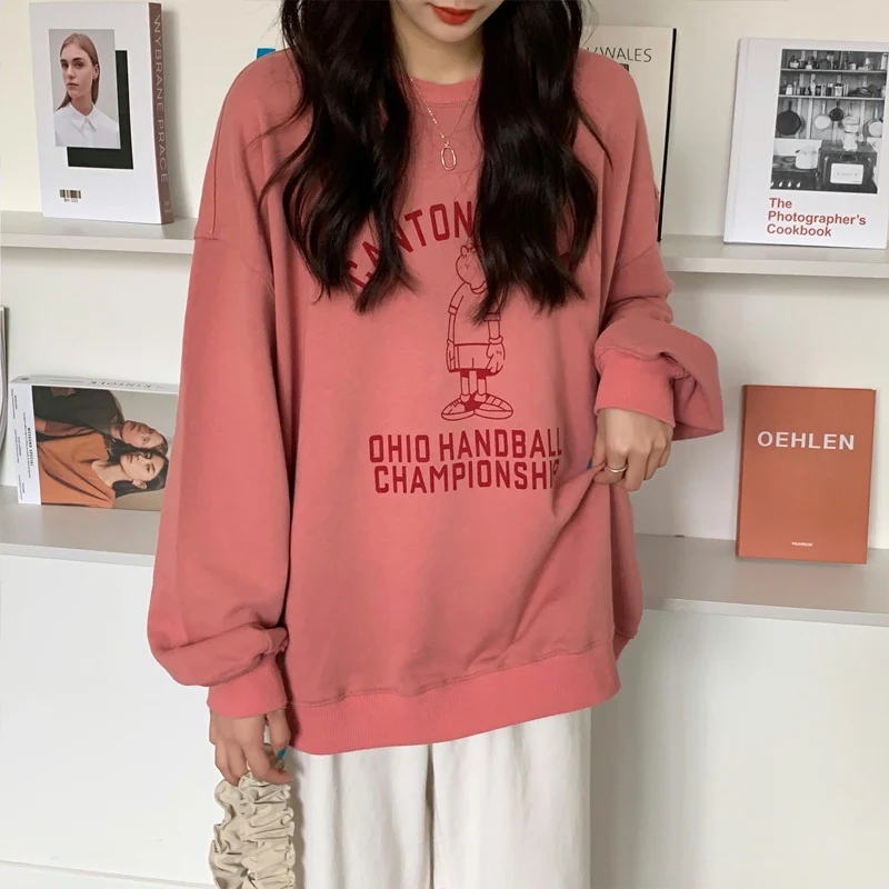 Korean Style round Neck Thin Cotton Sweatshirt Letter Print Loose Fit Comfortable Women's Top Cartoon Kids' Letter Print Stre...
Korean Style round Neck Thin Cotton Sweatshirt Letter Print Loose Fit Comfortable Women's Top Cartoon Kids' Letter Print Stre...