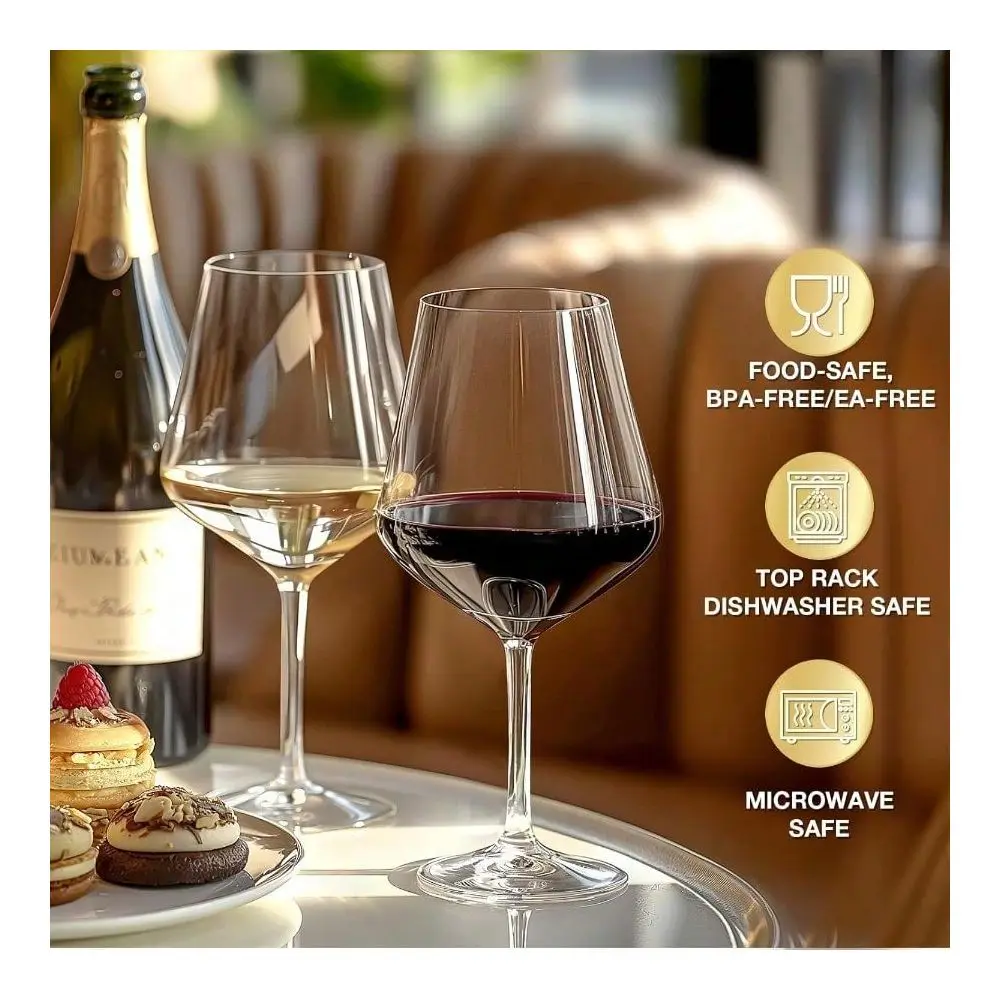 Wine Glasses Set Of 6, 16 Oz Plastic Wine Glasses With Stem, , Reusable Wine Glass For Poolside, Outdoors Camping Picnic Restau
Wine Glasses Set Of 6, 16 Oz Plastic Wine Glasses With Stem, , Reusable Wine Glass For Poolside, Outdoors Camping Picnic Restau