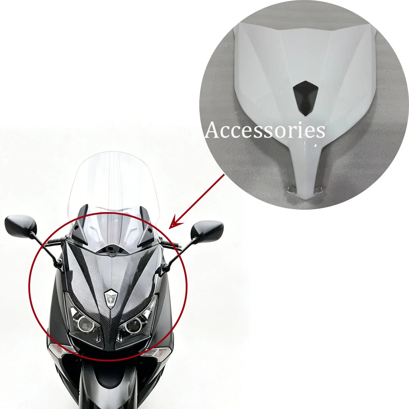 Motorcycle Front Headlight Hood Fairing Panel Cover Nose Head Cowl Fit for T-MAX530 TMAX530 TMAX 530 2012 2013 2014
Motorcycle Front Headlight Hood Fairing Panel Cover Nose Head Cowl Fit for T-MAX530 TMAX530 TMAX 530 2012 2013 2014