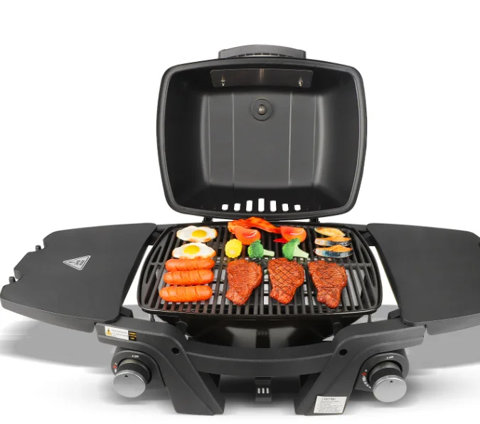 Portable BBQ Grill for Outdoor BBQ Grill with Foldable Side Panels
Portable BBQ Grill for Outdoor BBQ Grill with Foldable Side Panels
