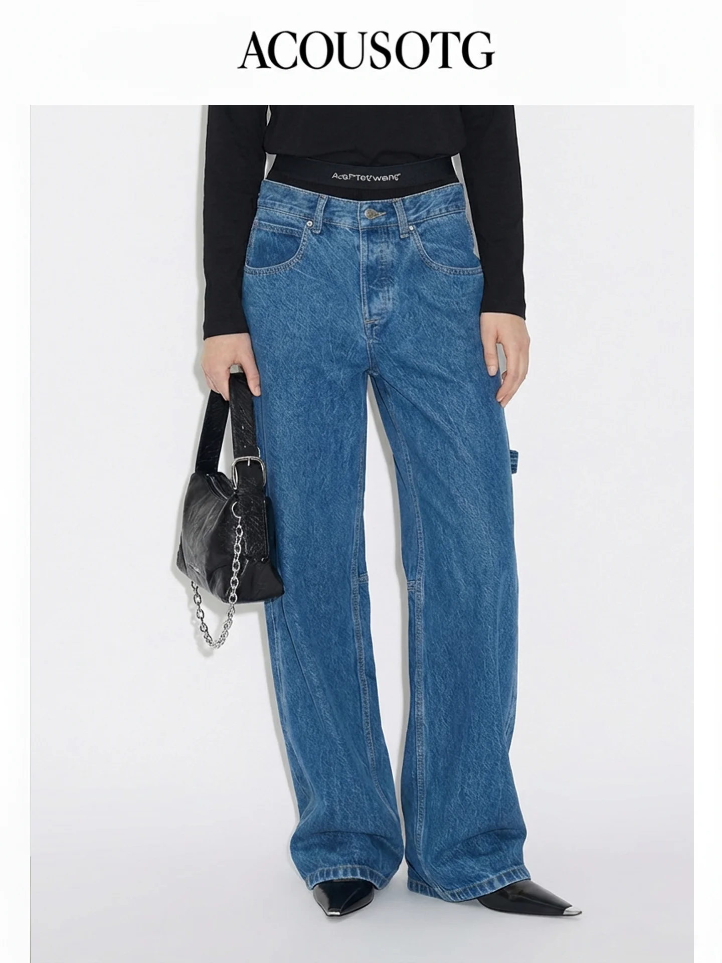 Американские ретро-джинсы с высокой талией и широкими штанинами для женщин, осенне-зимние, утягивающие, в стиле рабочей одежды, с дизайном пэчворк и нашивками
Американские ретро-джинсы с высокой талией и широкими штанинами для женщин, осенне-зимние, утягивающие, в стиле рабочей одежды, с дизайном пэчворк и нашивками