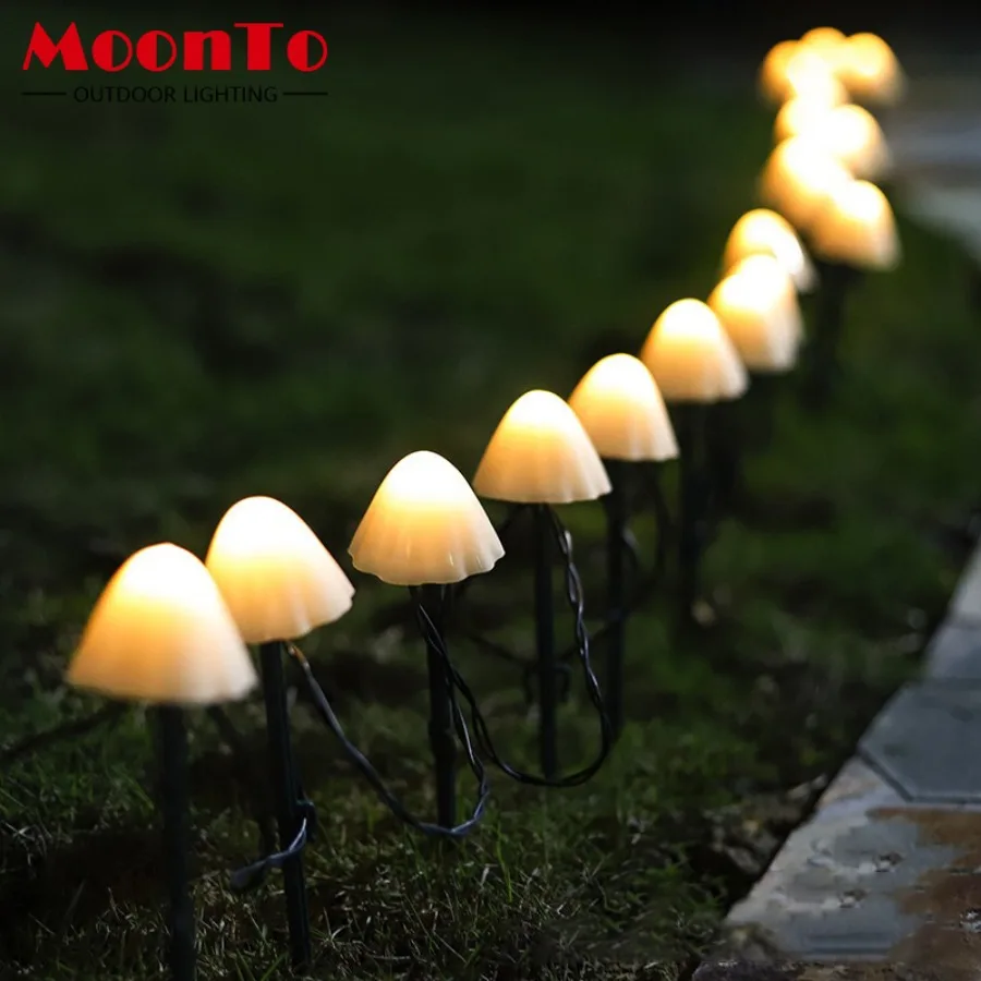 LED Solar Light String Outdoor Waterproof Mushroom Lawn Light Garden Courtyard Terrace Trail Landscape Decoration Lighting
LED Solar Light String Outdoor Waterproof Mushroom Lawn Light Garden Courtyard Terrace Trail Landscape Decoration Lighting