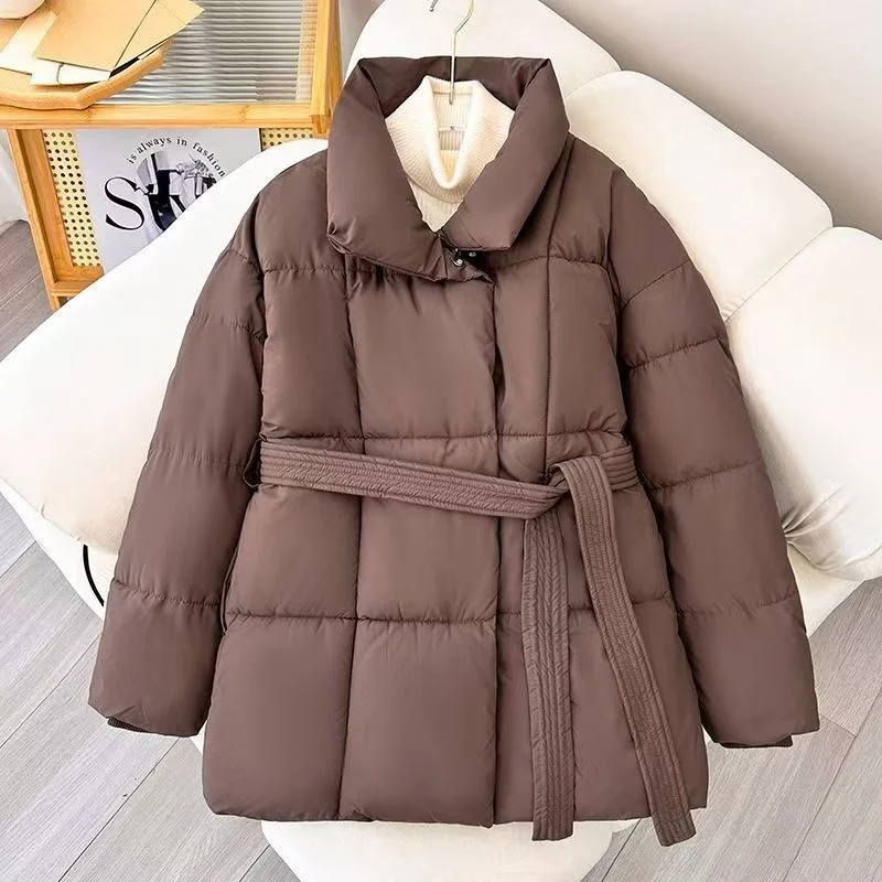 Premium Quality Women's Winter Jacket Stand Collar Slim Fit down Cotton Coat Pure Knitted Fashionable Korean Style
Premium Quality Women's Winter Jacket Stand Collar Slim Fit down Cotton Coat Pure Knitted Fashionable Korean Style