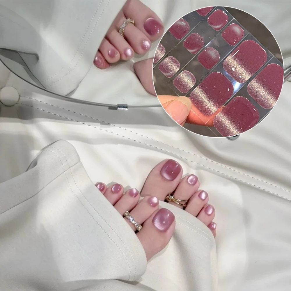 30 наклеек для ногтей на ногах с летним блеском, полузатвердевшие гелевые наклейки, однотонные, полностью покрывающие, самоклеящиеся, для декора ногтей на ногах
30 наклеек для ногтей на ногах с летним блеском, полузатвердевшие гелевые наклейки, однотонные, полностью покрывающие, самоклеящиеся, для декора ногтей на ногах