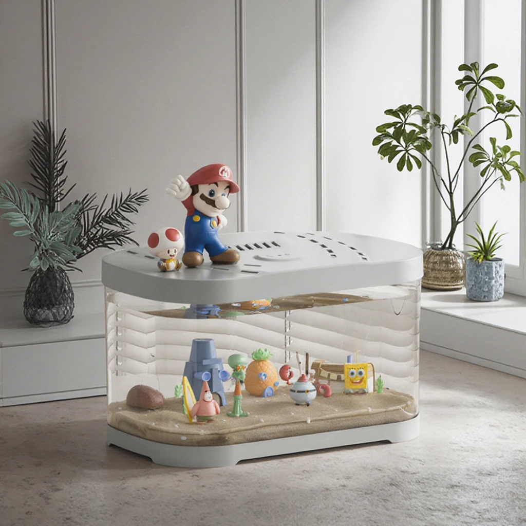 Desktop Rectangular Glass Fish Tank Set Comes With Water Pump Grass Lamp Fish Fishing Cover Accessories
Desktop Rectangular Glass Fish Tank Set Comes With Water Pump Grass Lamp Fish Fishing Cover Accessories