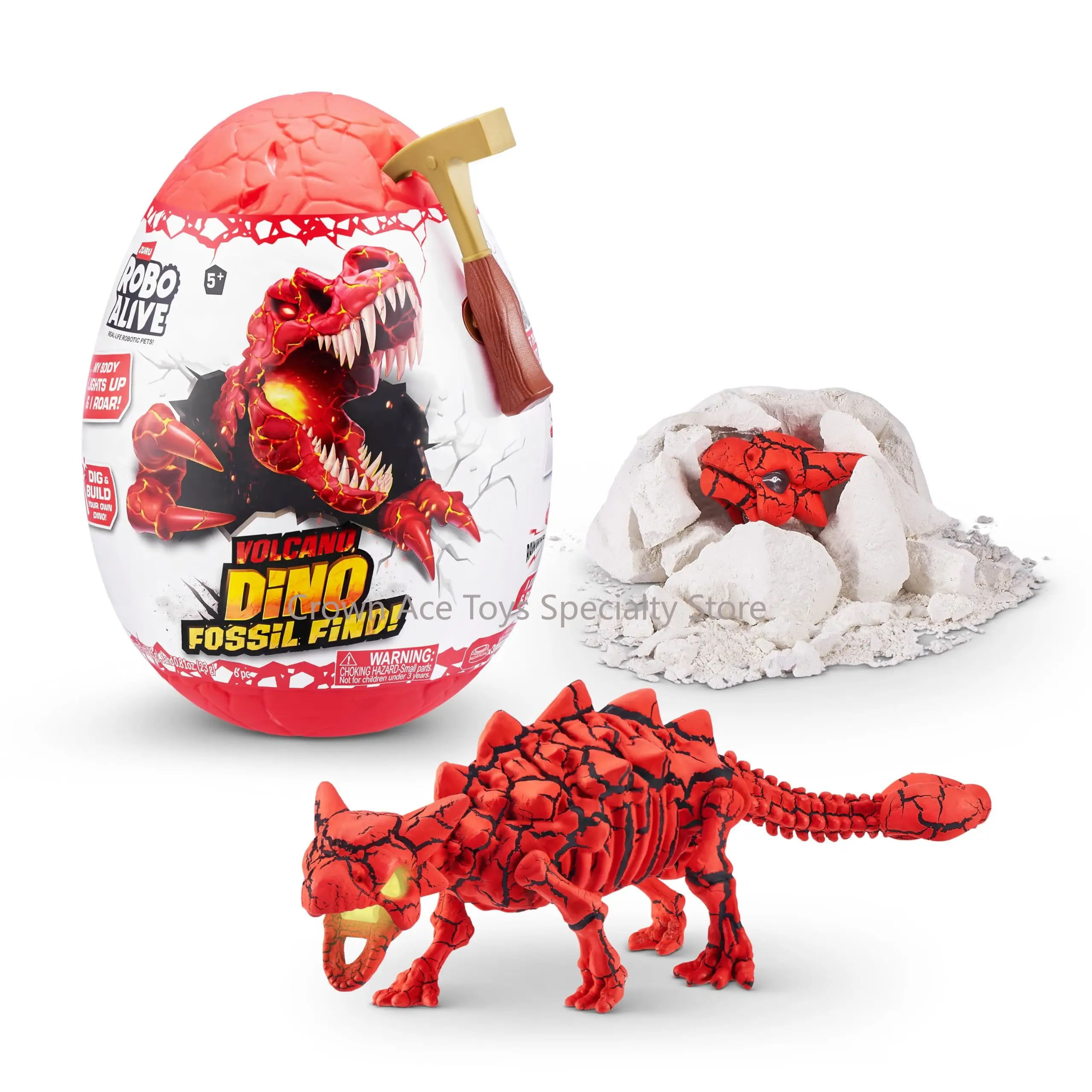 In Stock Zuru Robo Dino Fossil Find Triceratops Dig and Discover Educational Toys Science Kit Collectible Toys Holiday Gifts
In Stock Zuru Robo Dino Fossil Find Triceratops Dig and Discover Educational Toys Science Kit Collectible Toys Holiday Gifts