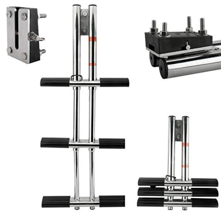 【Spot goods】Heavy Duty 3 Steps Boat Marine Dual Vertical Telescoping Tube Stainless Steel Sport Diver Ladder with Mount - 3 Ste
【Spot goods】Heavy Duty 3 Steps Boat Marine Dual Vertical Telescoping Tube Stainless Steel Sport Diver Ladder with Mount - 3 Ste