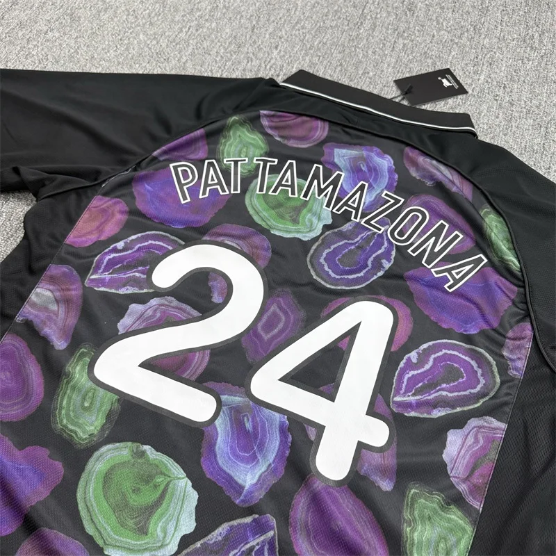 PATTA Number 24 Soccer Suit Football Shirts Men Women Best Quality Oversized T Shirt
PATTA Number 24 Soccer Suit Football Shirts Men Women Best Quality Oversized T Shirt