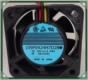 For Sanyo SanAce40 109P0424H7D28 4015 24V 0.08A Inverter Cooling Fan
For Sanyo SanAce40 109P0424H7D28 4015 24V 0.08A Inverter Cooling Fan
