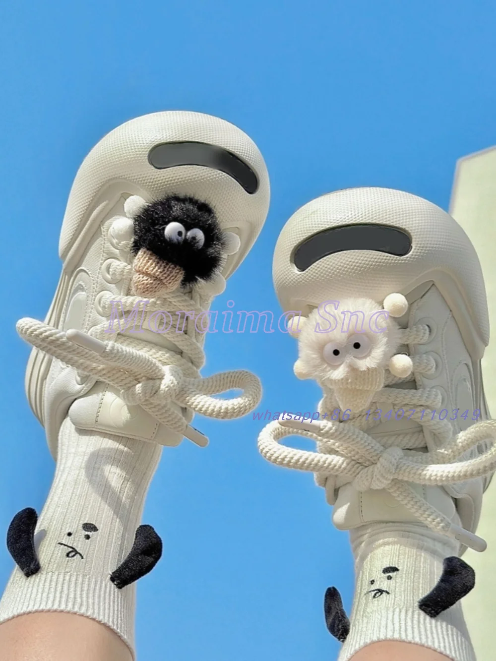 Big Round Toe Lace-up Sneakers Thick Sole Black White Mixed Colors Sweet Style 2024 Designer Women's Shoes Autumn Outdoor Newest
Big Round Toe Lace-up Sneakers Thick Sole Black White Mixed Colors Sweet Style 2024 Designer Women's Shoes Autumn Outdoor Newest